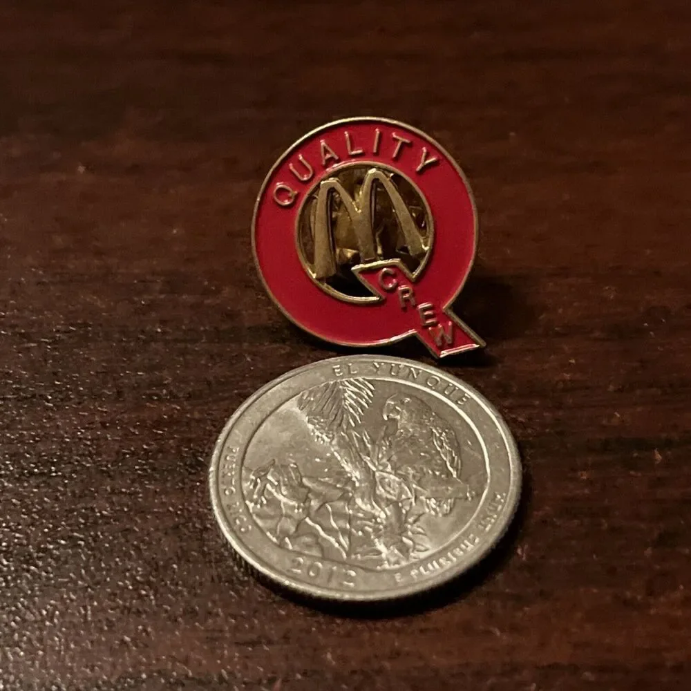 McDonald’s Quality Crew Employee‎ Lapel Hat Pin